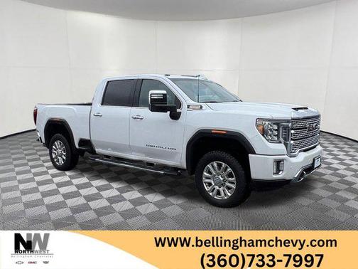 White Frost Tricoat 2022 GMC Sierra 3500 Denali