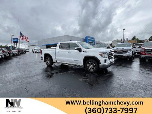 Summit White 2022 GMC Sierra 1500 SLE