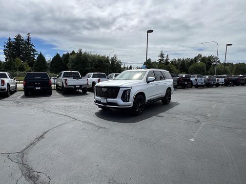 Crystal White Tricoat 2025 Cadillac Escalade Sport Platinum