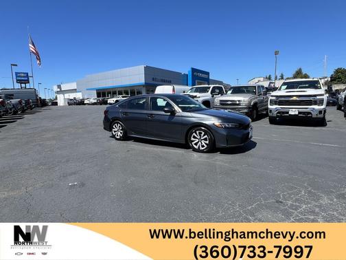 Meteorite Gray Metallic 2025 Honda Civic LX