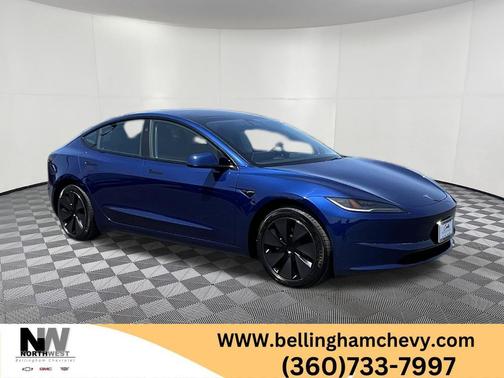 Deep Blue Metallic 2025 Tesla Model 3 Long Range