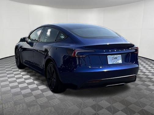 Deep Blue Metallic 2025 Tesla Model 3 Long Range