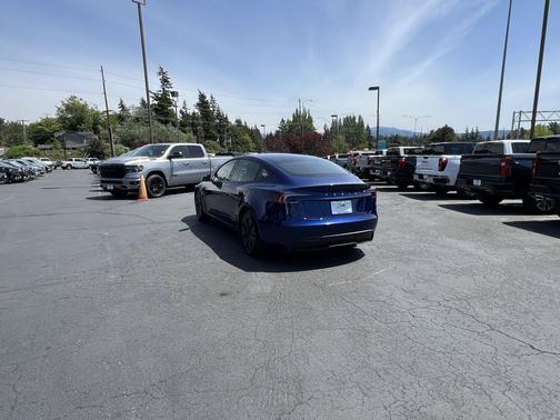 Deep Blue Metallic 2025 Tesla Model 3 Long Range