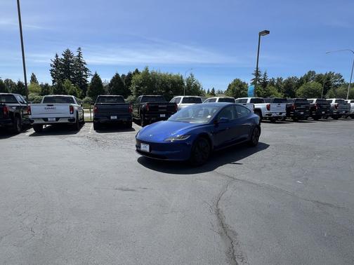 Deep Blue Metallic 2025 Tesla Model 3 Long Range