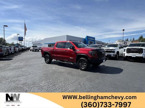 Volcanic Red Tintcoat 2024 GMC Sierra 1500 AT4X