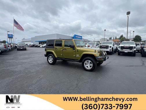 Rescue Green Metallic 2008 Jeep Wrangler Unlimited Sahara