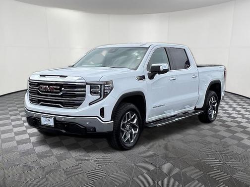 Summit White 2025 GMC Sierra 1500 SLT