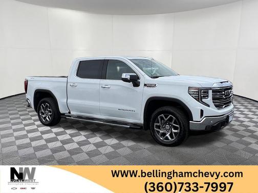 Summit White 2025 GMC Sierra 1500 SLT