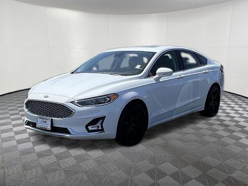 Oxford White 2019 Ford Fusion Titanium