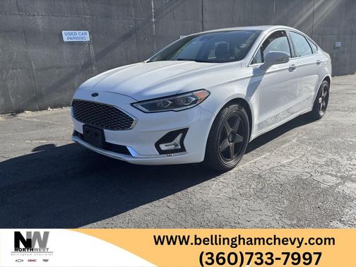 Oxford White 2019 Ford Fusion Titanium
