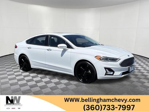 Oxford White 2019 Ford Fusion Titanium
