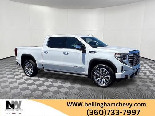 White Frost Tricoat 2024 GMC Sierra 1500 Denali