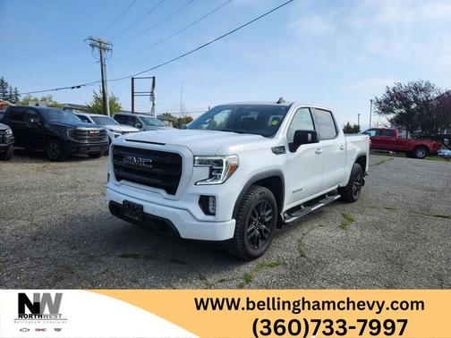Summit White 2022 GMC Sierra 1500 Elevation