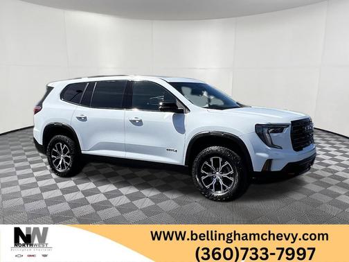 White 2024 GMC Acadia AT4