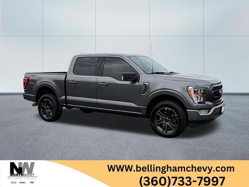 Gray 2022 Ford F-150 XLT