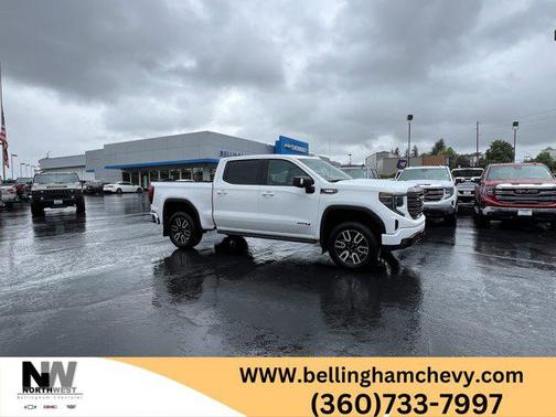 Summit White 2023 GMC Sierra 1500 AT4