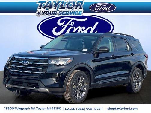Agate Black Metallic 2026 Ford Explorer Active
