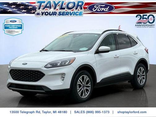 Oxford White 2022 Ford Escape SEL