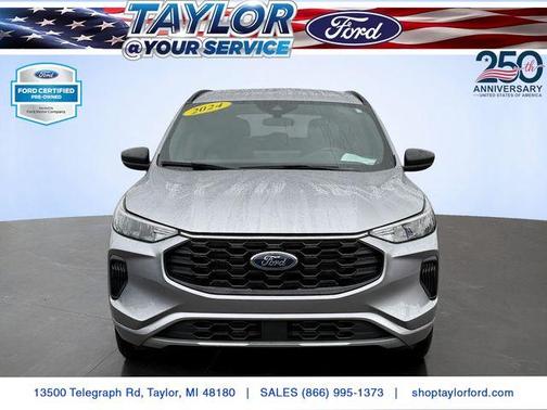 Iconic Silver Metallic 2024 Ford Escape ST-Line