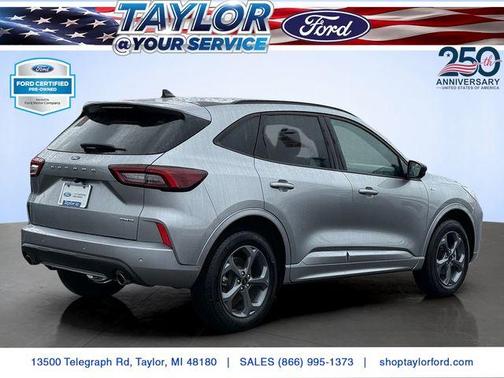Iconic Silver Metallic 2024 Ford Escape ST-Line