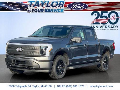 Carbonized Gray Metallic 2025 Ford F-150 Lightning XLT