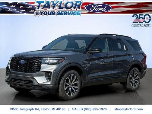 Carbonized Gray Metallic 2026 Ford Explorer ST-Line