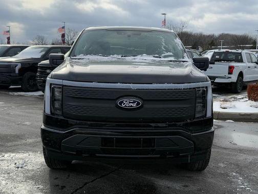 Agate Black Metallic 2025 Ford F-150 Lightning XLT