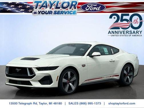 Wimbledon White 2025 Ford Mustang GT Premium
