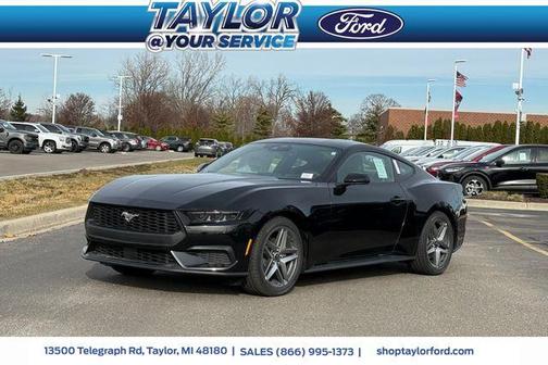 Shadow Black 2026 Ford Mustang EcoBoost Coupe