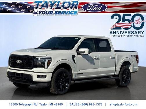 Star White 2026 Ford F-150 Lariat