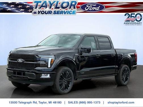 Agate Black Metallic 2026 Ford F-150 Platinum
