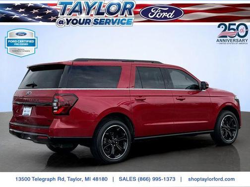 Red Metallic 2022 Ford Expedition Max Limited