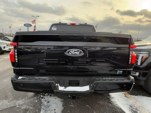 Agate Black Metallic 2025 Ford F-150 Lightning XLT