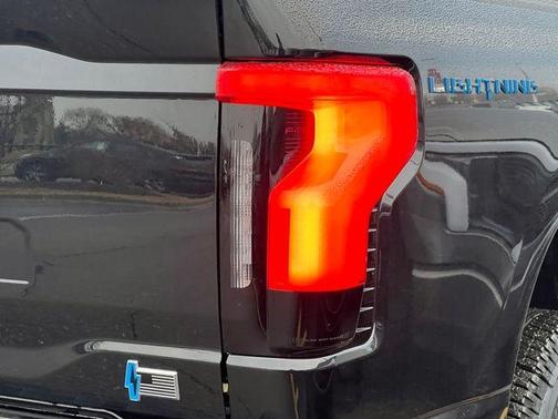 Agate Black Metallic 2025 Ford F-150 Lightning XLT