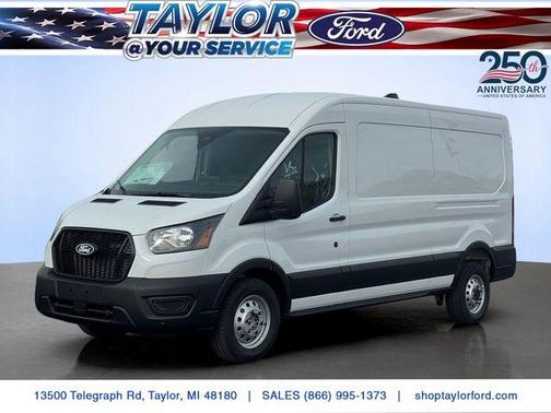 Oxford White 2026 Ford Transit-250 148 WB Medium Roof Cargo