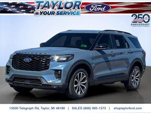 Vapor Blue Metallic 2026 Ford Explorer ST-Line