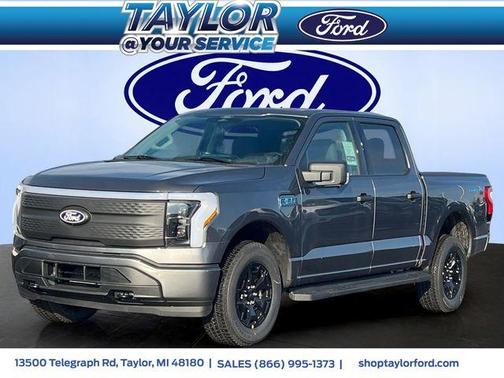 Carbonized Gray Metallic 2025 Ford F-150 Lightning XLT
