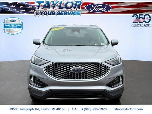Iconic Silver Metallic 2023 Ford Edge SEL