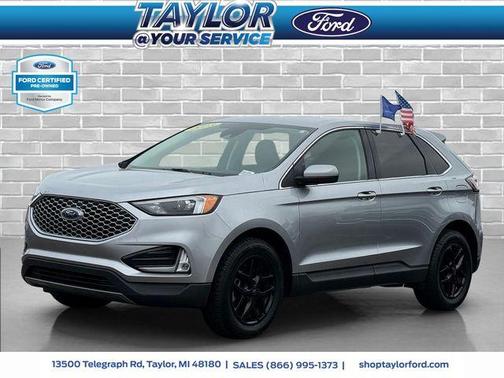 Iconic Silver Metallic 2023 Ford Edge SEL