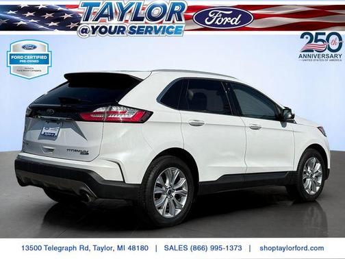 Star White 2020 Ford Edge Titanium