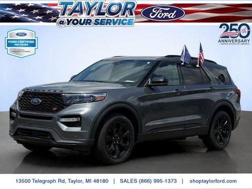 Carbonized Gray Metallic 2023 Ford Explorer ST