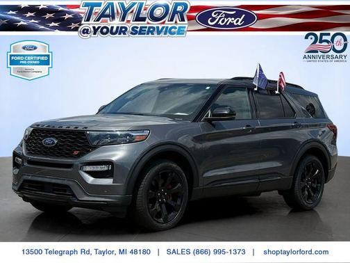 Carbonized Gray Metallic 2023 Ford Explorer ST
