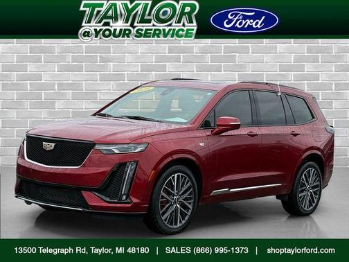 Radiant Red 2025 Cadillac XT6 Sport AWD
