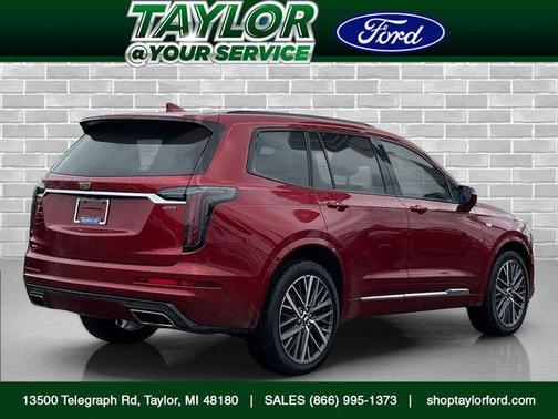 Radiant Red 2025 Cadillac XT6 Sport AWD