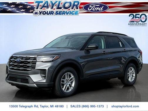 Carbonized Gray Metallic 2026 Ford Explorer Active