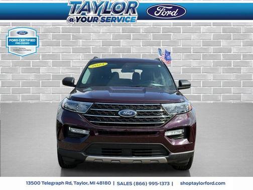 Jewel Red Metallic 2023 Ford Explorer XLT