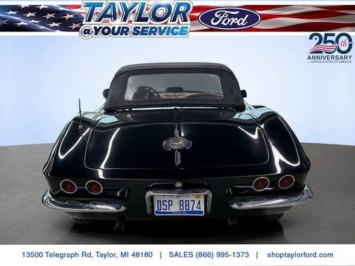 Black 1962 Chevrolet Corvette