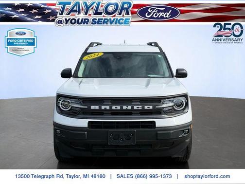 Oxford White 2024 Ford Bronco Sport Big Bend
