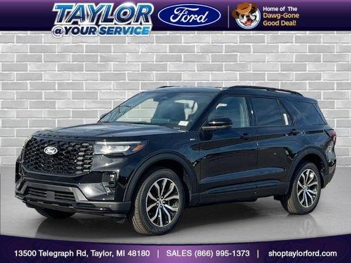 Agate Black Metallic 2027 Ford Explorer ST-Line