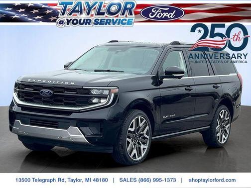 Agate Black Metallic 2026 Ford Expedition Platinum
